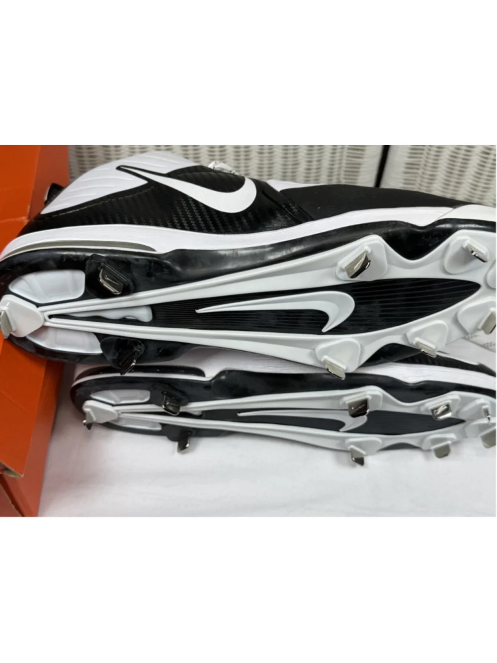 Nike Air Max MVP Elite 2 - 3/4 Metal Baseball Cleats Size 14- 684687-110 - New